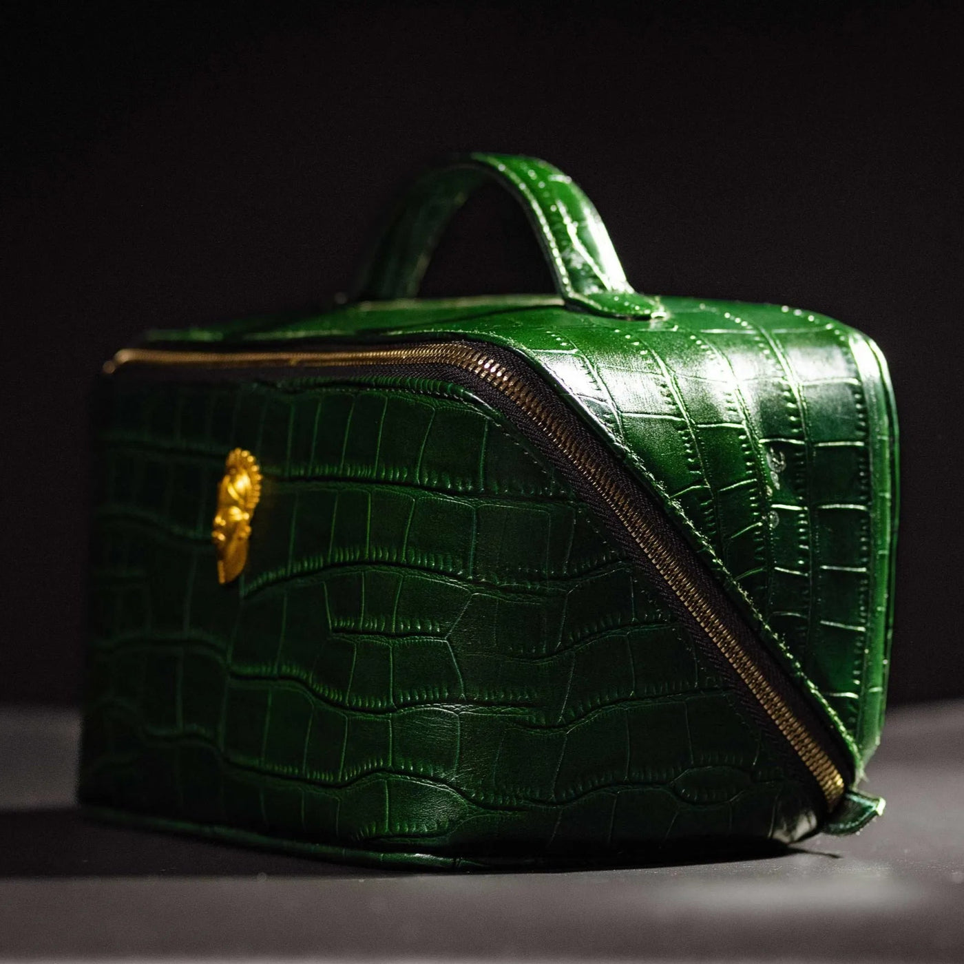 Croc Print Clutch