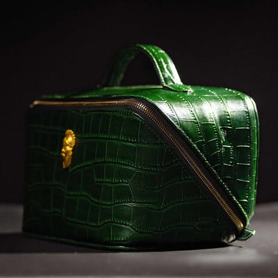 Croc Print Clutch