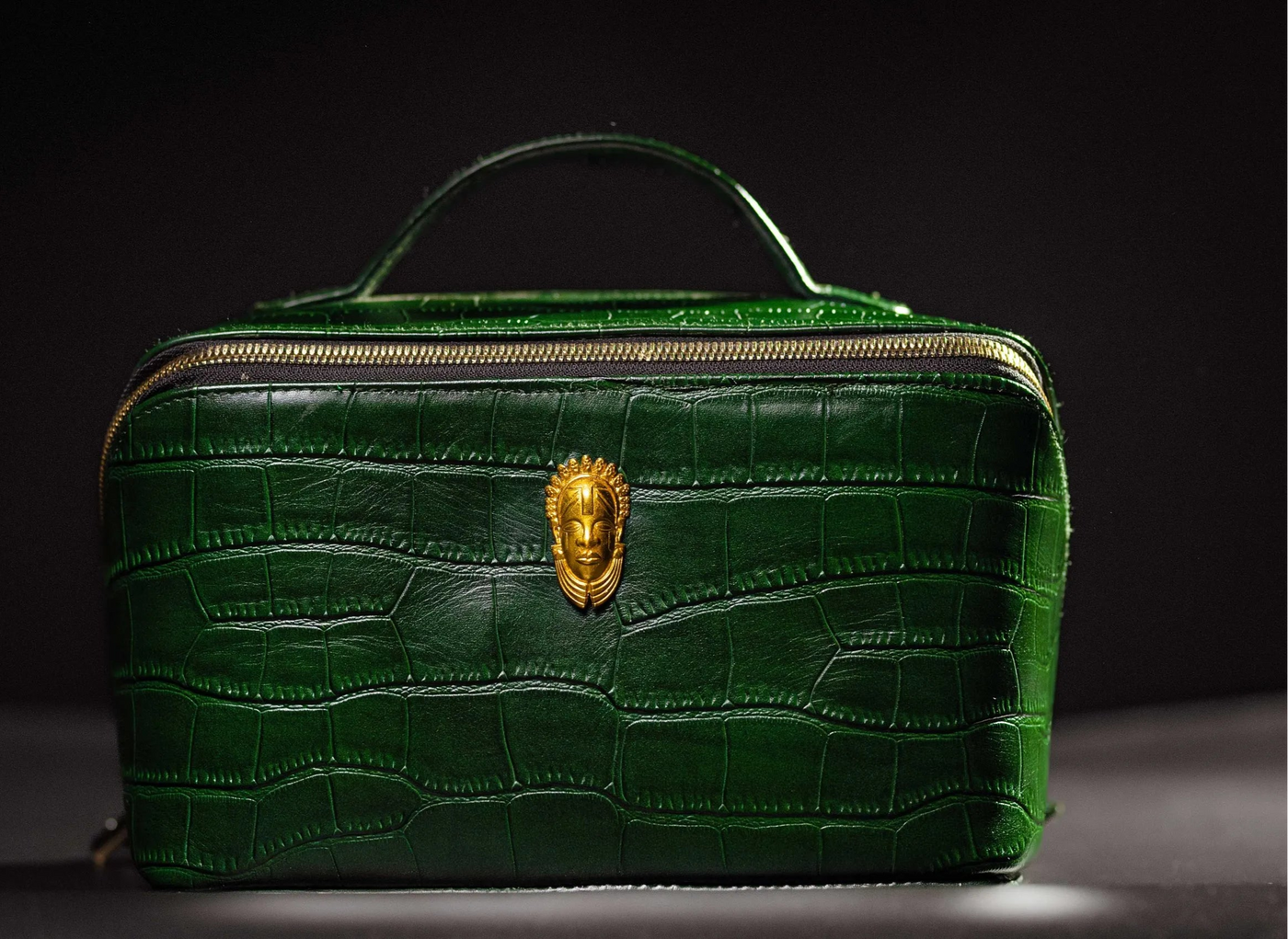 Croc Print Clutch