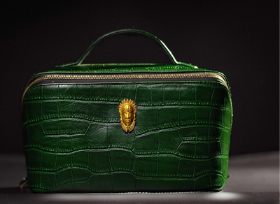 Croc Print Clutch