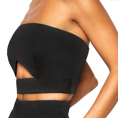 MOBO | Strapless Crop Top