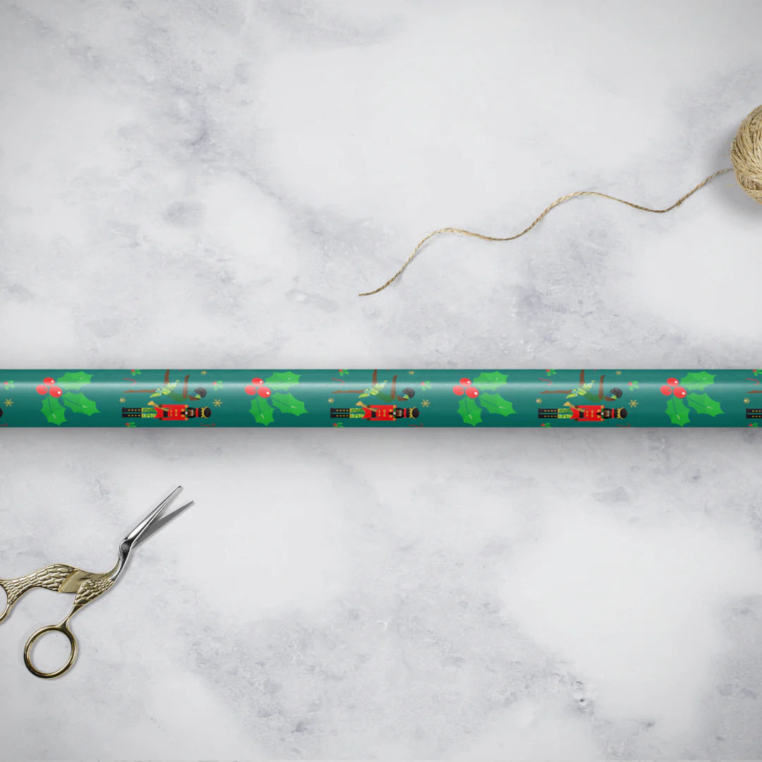 Christmas Nutcracker Gift Wrap