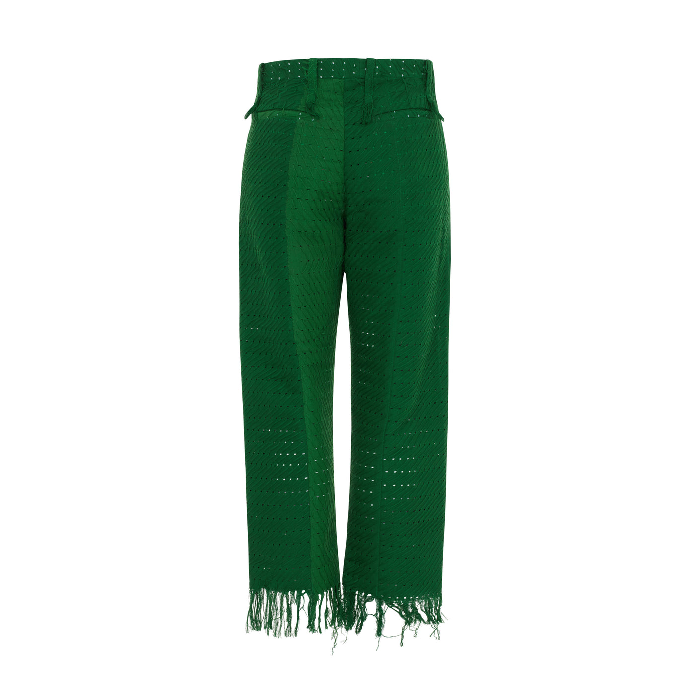 Aina Green Shredded Trousers
