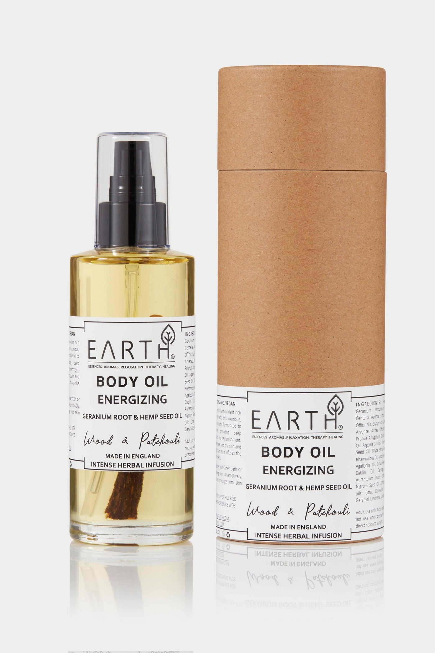 Body Oil with Wood & Patchouli